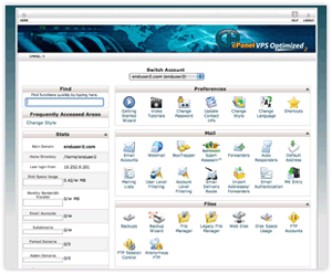 Hospedagem com cPanel